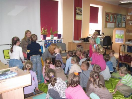 Grafika #11: 04.06.2014 - Wizyta w Bibliotece Gminnej w Wicku