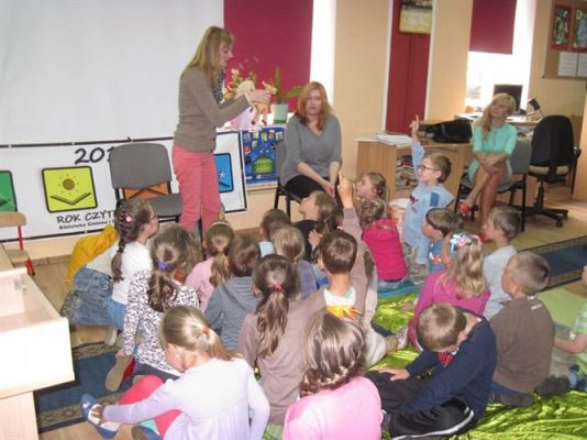 Grafika #20: 04.06.2014 - Wizyta w Bibliotece Gminnej w Wicku