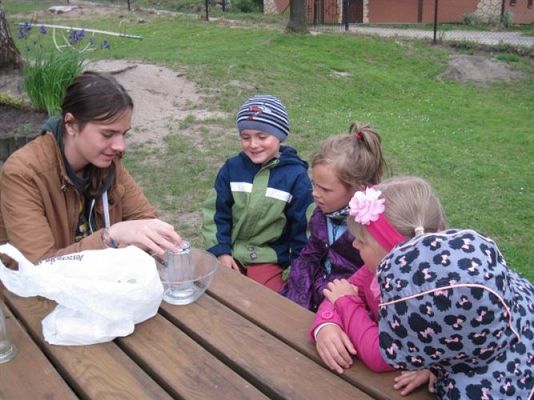 Grafika #7: 29.05.2014 - Mali Odkrywcy - spotkanie z gimazjalistami z Wicka