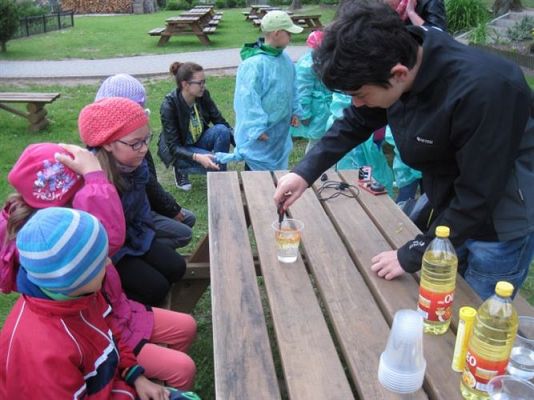 Grafika #9: 29.05.2014 - Mali Odkrywcy - spotkanie z gimazjalistami z Wicka