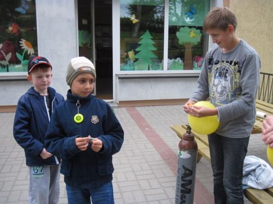 Grafika #10: 29.05.2014 - Mali Odkrywcy - spotkanie z gimazjalistami z Wicka