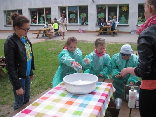 Grafika #13: 29.05.2014 - Mali Odkrywcy - spotkanie z gimazjalistami z Wicka