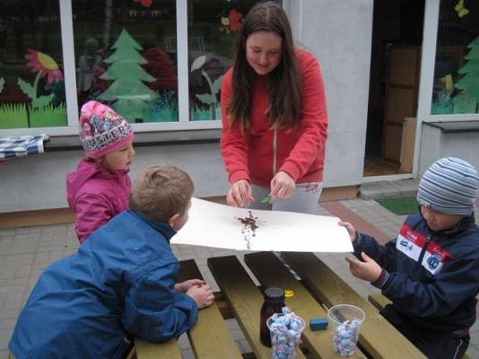 Grafika #14: 29.05.2014 - Mali Odkrywcy - spotkanie z gimazjalistami z Wicka