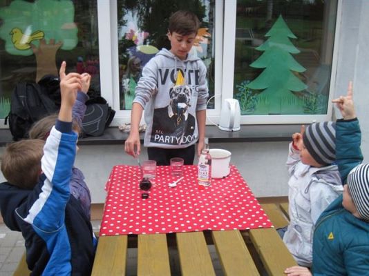 Grafika #16: 29.05.2014 - Mali Odkrywcy - spotkanie z gimazjalistami z Wicka