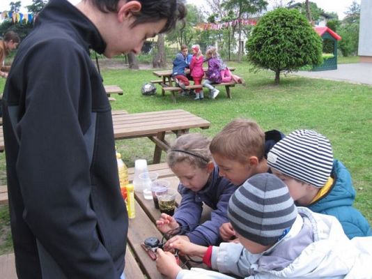 Grafika #27: 29.05.2014 - Mali Odkrywcy - spotkanie z gimazjalistami z Wicka