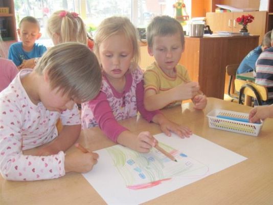 Grafika #1: 13.09.2012 - Pierwsze dni w przedszkolu
