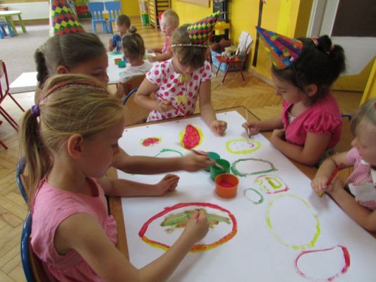 Grafika #10: 05.08.2015 - Balonowa przygoda. Eksperymentowanie