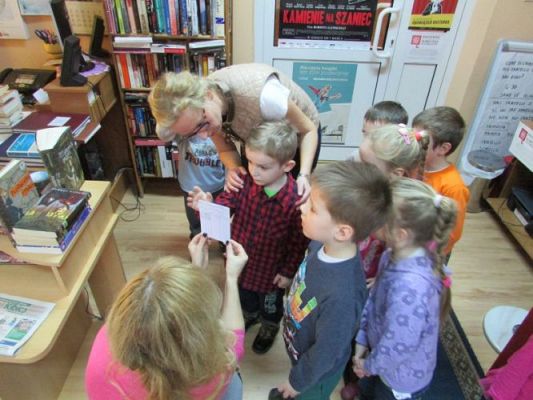 Grafika #4: 20.02.2015 - Z wizytą w Bibliotece Gminnej