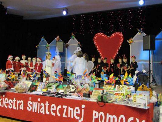 Grafika #5: 11.01.2015 - Występy naszych przedszkolaków na 23 Finale WOŚP