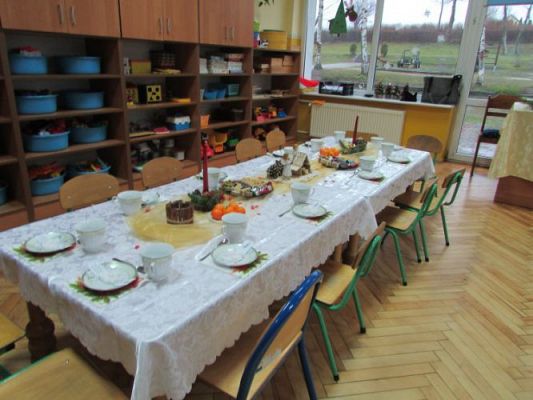 Grafika #1: 19.12.2014 - Wspólna Wigilia w przedszkolu