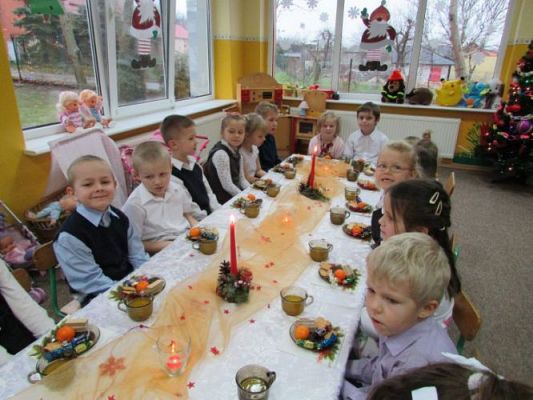Grafika #6: 19.12.2014 - Wspólna Wigilia w przedszkolu