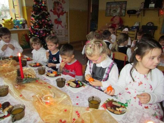 Grafika #20: 19.12.2014 - Wspólna Wigilia w przedszkolu