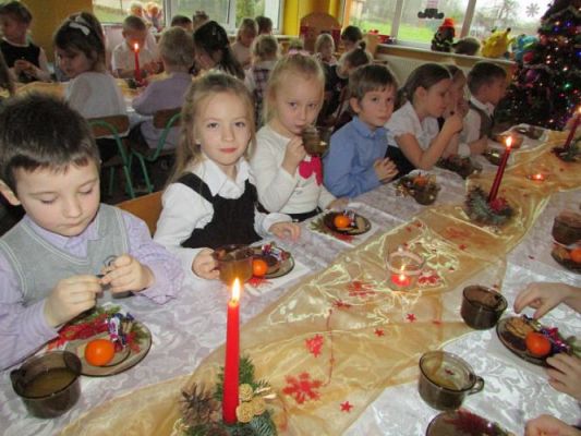 Grafika #28: 19.12.2014 - Wspólna Wigilia w przedszkolu