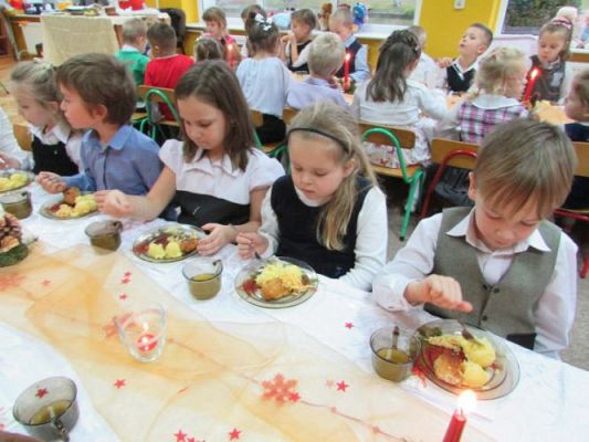 Grafika #43: 19.12.2014 - Wspólna Wigilia w przedszkolu