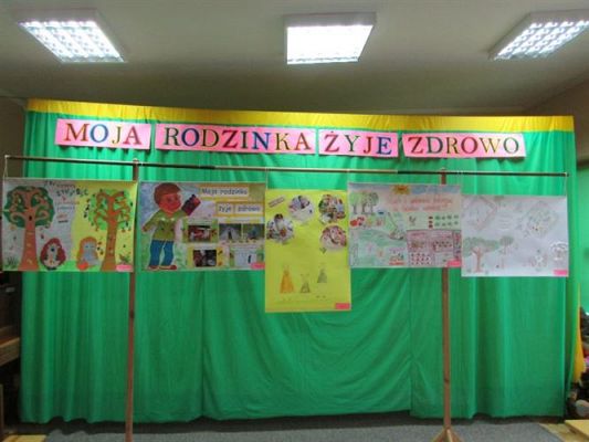 Grafika #0: 20.11.2014 - Rozstrzygnięcie rodzinnego konkursu plastycznego pn. ,, Moja rodzinka żyje zdrowo"