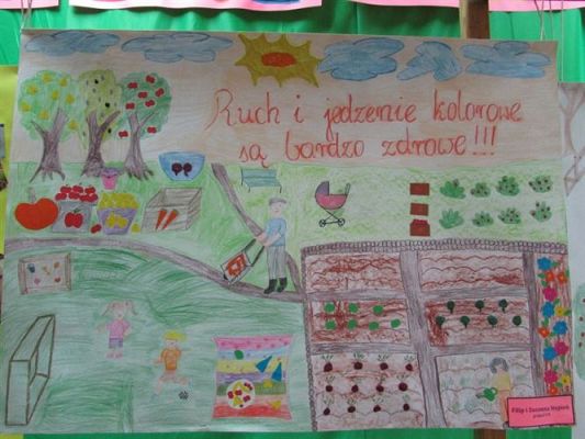 Grafika #2: 20.11.2014 - Rozstrzygnięcie rodzinnego konkursu plastycznego pn. ,, Moja rodzinka żyje zdrowo"