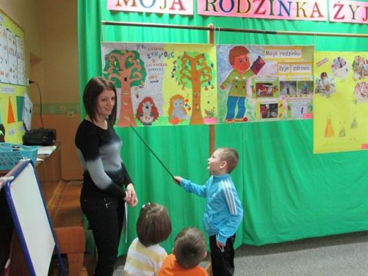 Grafika #32: 20.11.2014 - Rozstrzygnięcie rodzinnego konkursu plastycznego pn. ,, Moja rodzinka żyje zdrowo"