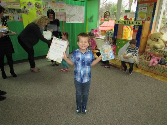 Grafika #45: 20.11.2014 - Rozstrzygnięcie rodzinnego konkursu plastycznego pn. ,, Moja rodzinka żyje zdrowo"