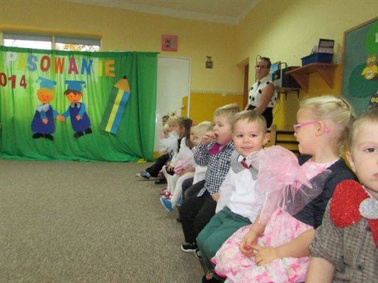 Grafika #6: 21.10.2014 - Pasowanie na Przedszkolaka