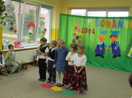 Grafika #10: 21.10.2014 - Pasowanie na Przedszkolaka