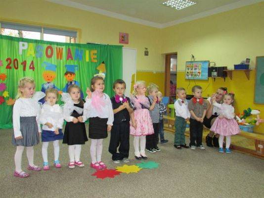 Grafika #20: 21.10.2014 - Pasowanie na Przedszkolaka