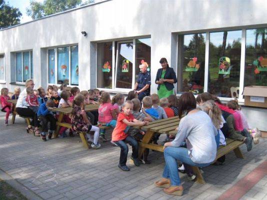 Grafika #31: 16.09.2014 - Spotkanie z policjantem - "Jestem bezpieczny na drodze"