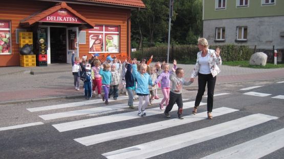 Grafika #3: 08.09.2014 - Grupa II na przejściu dla pieszych