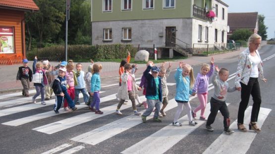 Grafika #4: 08.09.2014 - Grupa II na przejściu dla pieszych