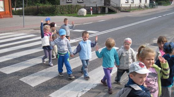 Grafika #5: 08.09.2014 - Grupa II na przejściu dla pieszych