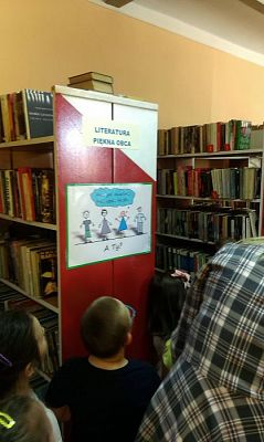 Grafika #13: 10.05.2016 Starszaki z wizytą w bibliotece w Wicku