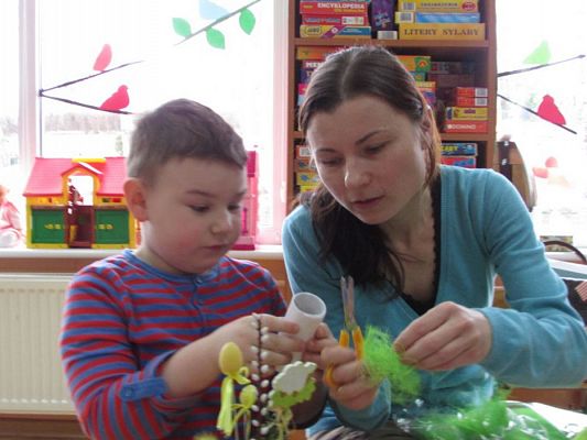 Grafika #40: 15.03.2016 Zajęcia otwarte dla rodziców - Twórcza Wielkanoc