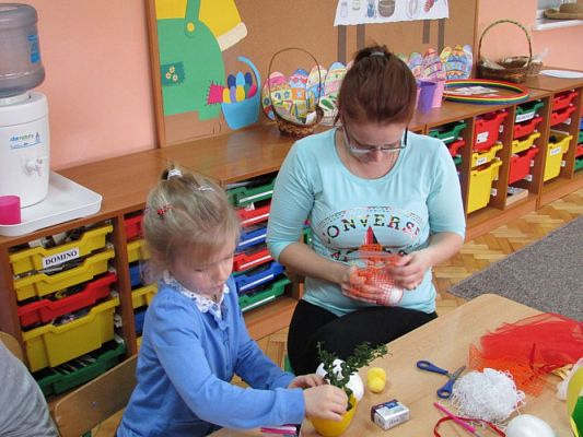 Grafika #45: 15.03.2016 Zajęcia otwarte dla rodziców - Twórcza Wielkanoc