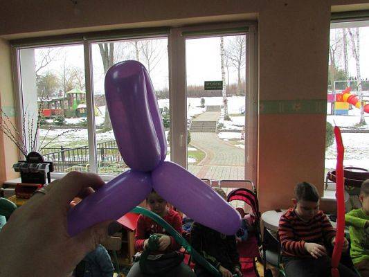 Grafika #24: 26.02.2016 - Balonowe ZOO, nauka skręcania balonów