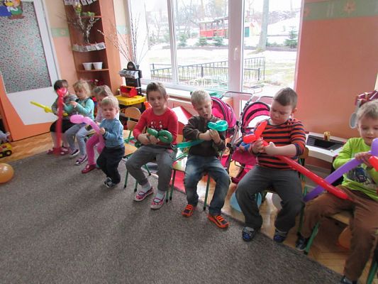 Grafika #26: 26.02.2016 - Balonowe ZOO, nauka skręcania balonów