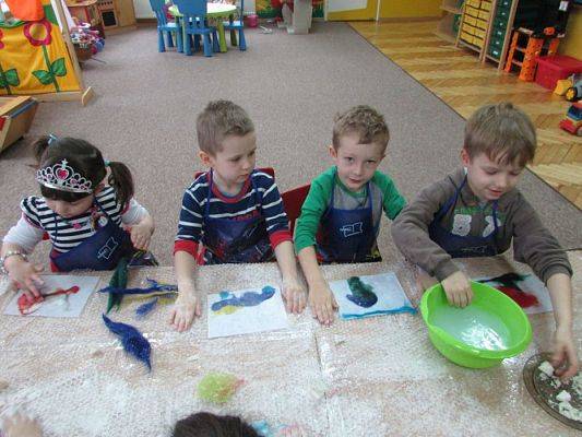 Grafika #10: 18.02.2016 - Zabawy z wełną czesankową