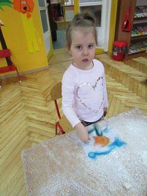 Grafika #13: 18.02.2016 - Zabawy z wełną czesankową