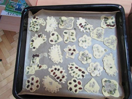 Grafika #17: 14.01.2016 - Pieczemy ciasteczka dla babci i dziadka-Starszaki