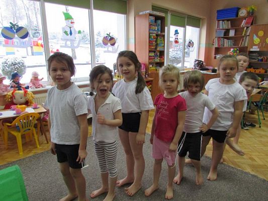 Grafika #17: 13.01.2016 - Zajęcia gimnastyczne w grupie III