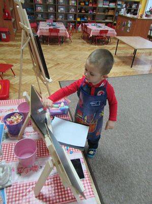 Grafika #7: 20.11.2015 - Warsztaty malarskie w gr. I