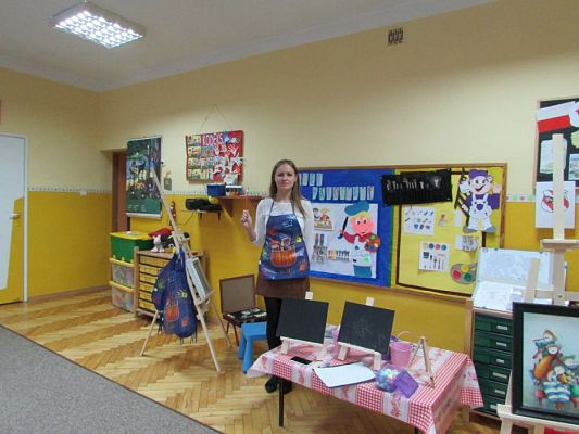 Grafika #8: 20.11.2015 - Warsztaty malarskie w gr. I