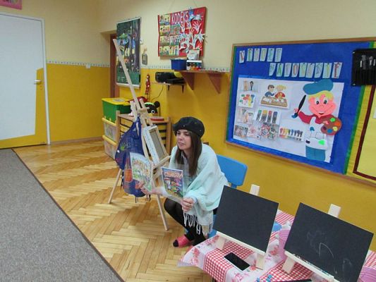 Grafika #14: 20.11.2015 - Warsztaty malarskie w gr. I