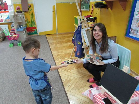 Grafika #17: 20.11.2015 - Warsztaty malarskie w gr. I