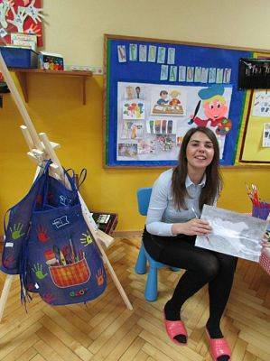 Grafika #21: 20.11.2015 - Warsztaty malarskie w gr. I