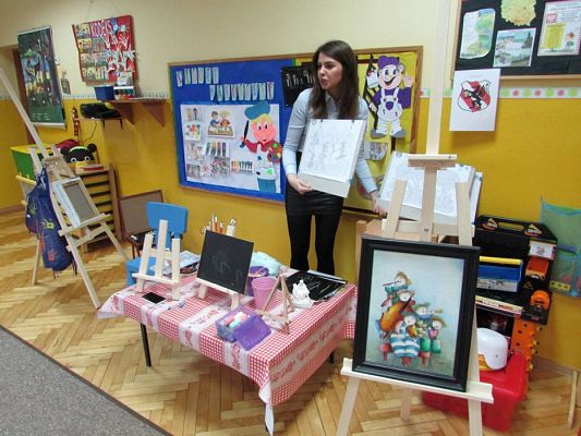 Grafika #23: 20.11.2015 - Warsztaty malarskie w gr. I