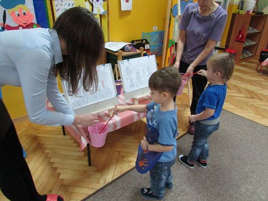 Grafika #27: 20.11.2015 - Warsztaty malarskie w gr. I