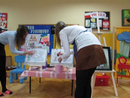 Grafika #35: 20.11.2015 - Warsztaty malarskie w gr. I