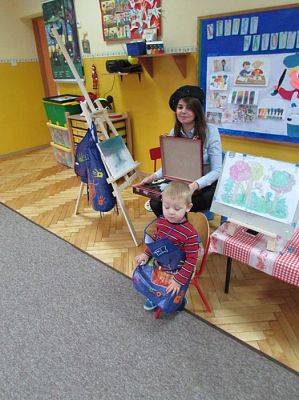 Grafika #41: 20.11.2015 - Warsztaty malarskie w gr. I