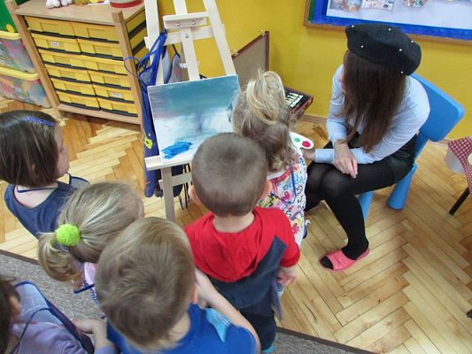 Grafika #44: 20.11.2015 - Warsztaty malarskie w gr. I