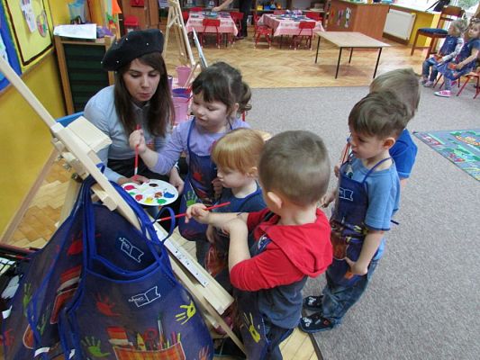 Grafika #46: 20.11.2015 - Warsztaty malarskie w gr. I