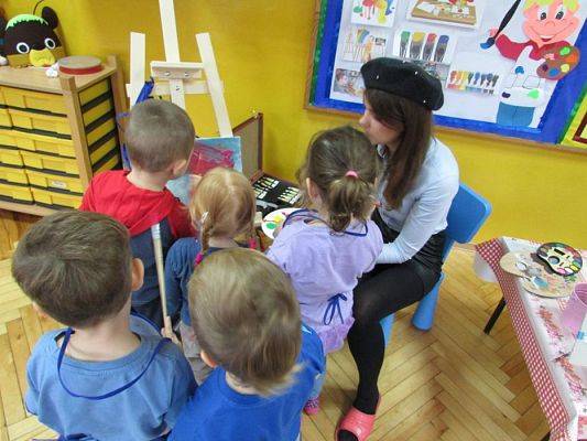 Grafika #47: 20.11.2015 - Warsztaty malarskie w gr. I